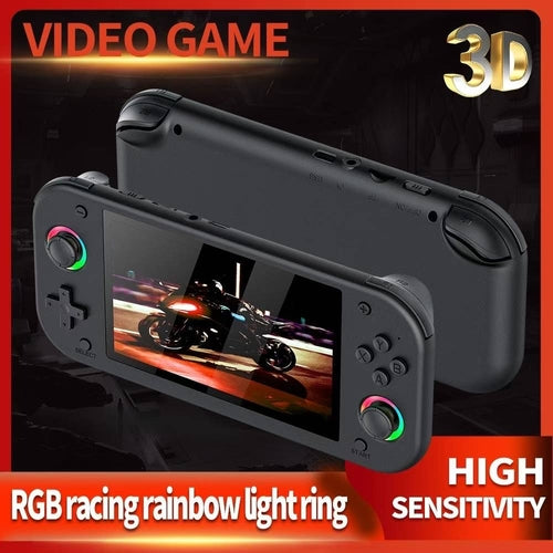 Console de jogos retrô portátil M26 5,1 polegadas IPS 20.000 jogos PSP PS1 30